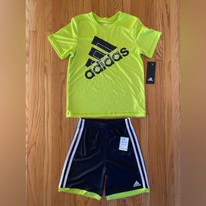 NWT Adidas Boys 2 Piece Set : Size 6